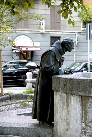 Sculpture of Milan Monk 